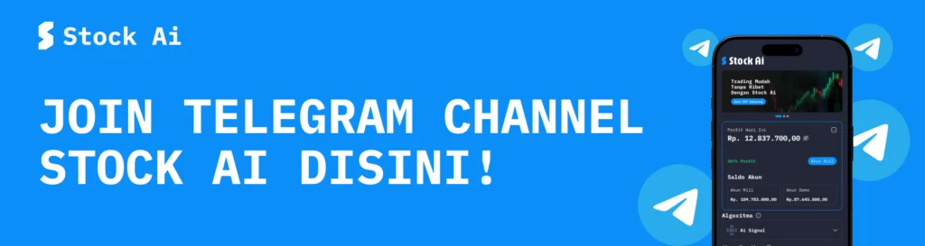 Join Telegram Stock Ai Disini. Kamu bisa dapatkan info update market stockity dan stock ai dalam satu tempat.